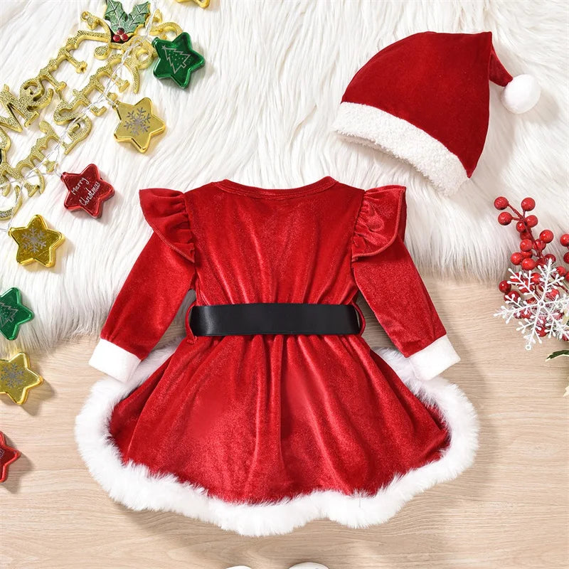 Christmas Romper and Beanie Set (Baby & Toddler)