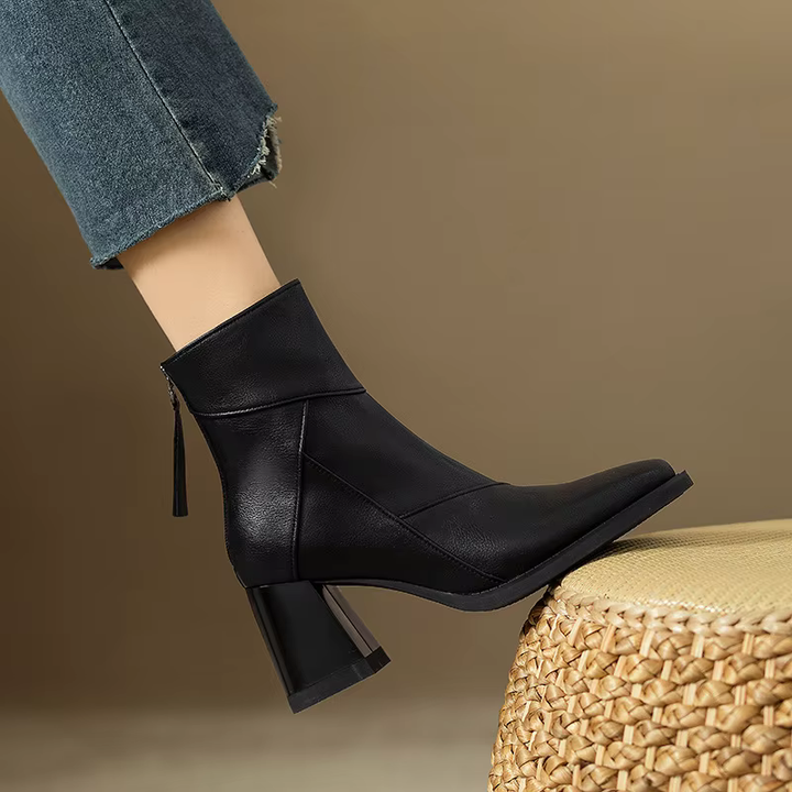 Sloane Square-Toe Ankle Boots