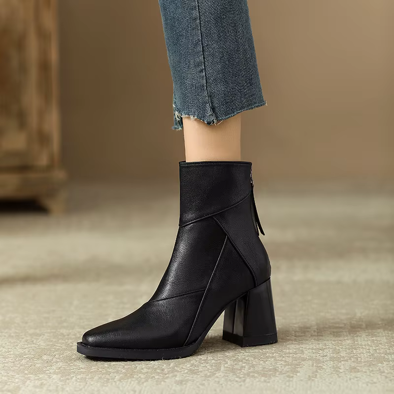 Sloane Square-Toe Ankle Boots
