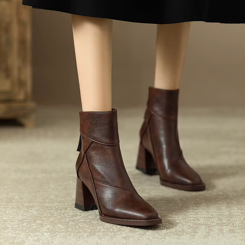 Sloane Square-Toe Ankle Boots