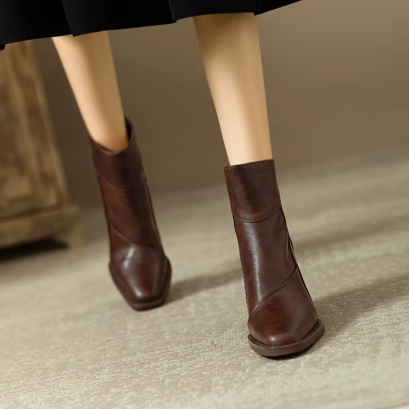 Sloane Square-Toe Ankle Boots