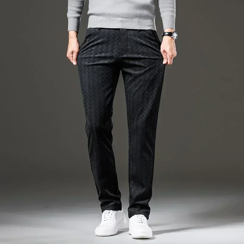 Checkered Corduroy Pants