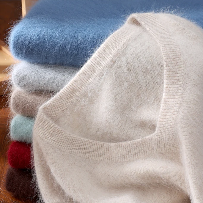 Elio Cashmere V-Neck Sweater