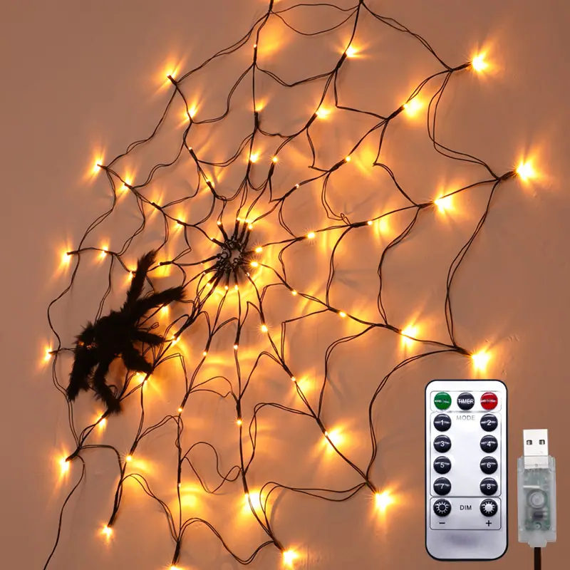 Led Rope Spider Web Arachnid Luminance - LED Spider Web – Dalebury