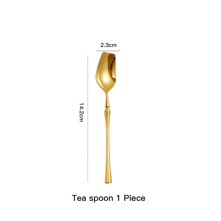 Auriel Gold Cutlery Set (4 piece)
